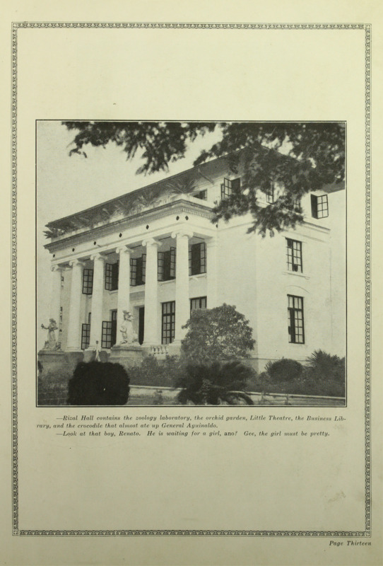 item thumbnail for Rizal Hall Facilities, 1931