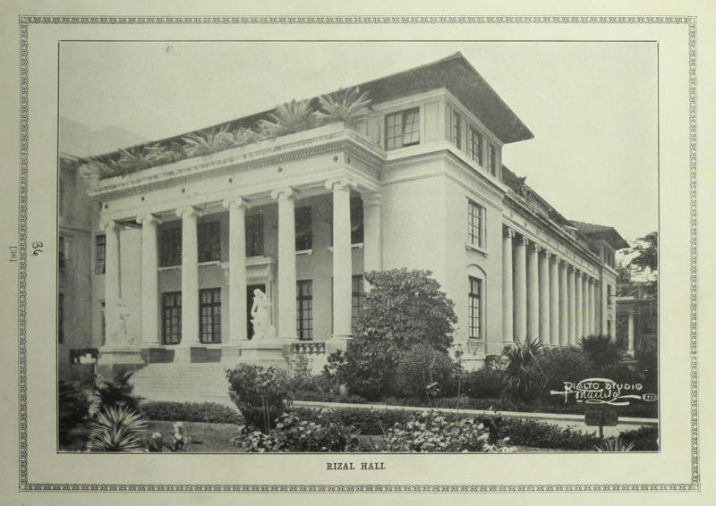 item thumbnail for Rizal Hall, 1933
