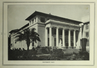 University Hall, 1933