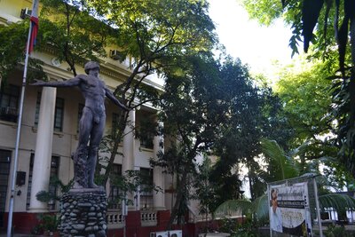 The UP Oblation at the Rizal Hall’s CAS Garden