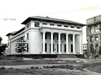 The University Hall (now the Department of Justice) after Reconstruction in 1950