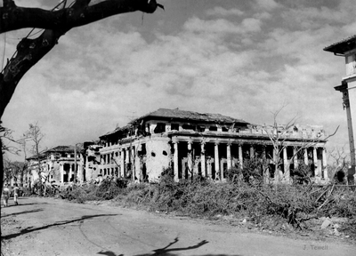 Villamor Hall on the Campus of the University of the Philippines Manila, Philippines, 1945